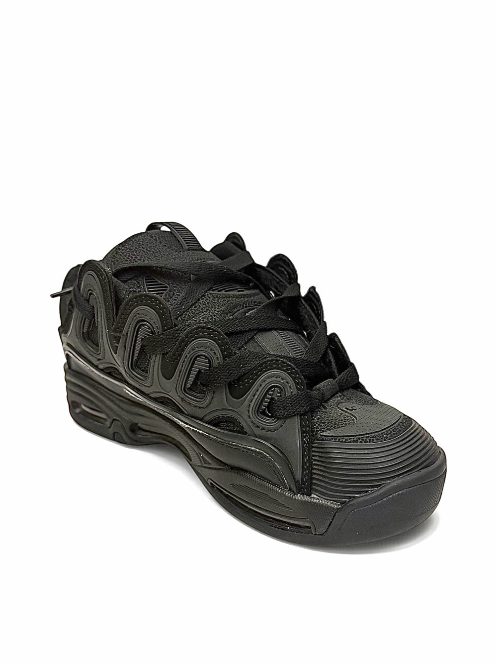 Osiris D3 2001 Triple Black Skateboarding Sneakers Women’s Size 6.5